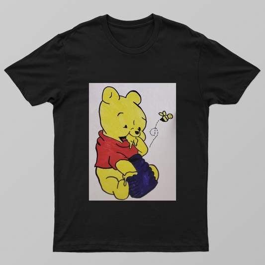 Winnie The Pooh Bear Unisex T-shirt by Tanisha Sinha