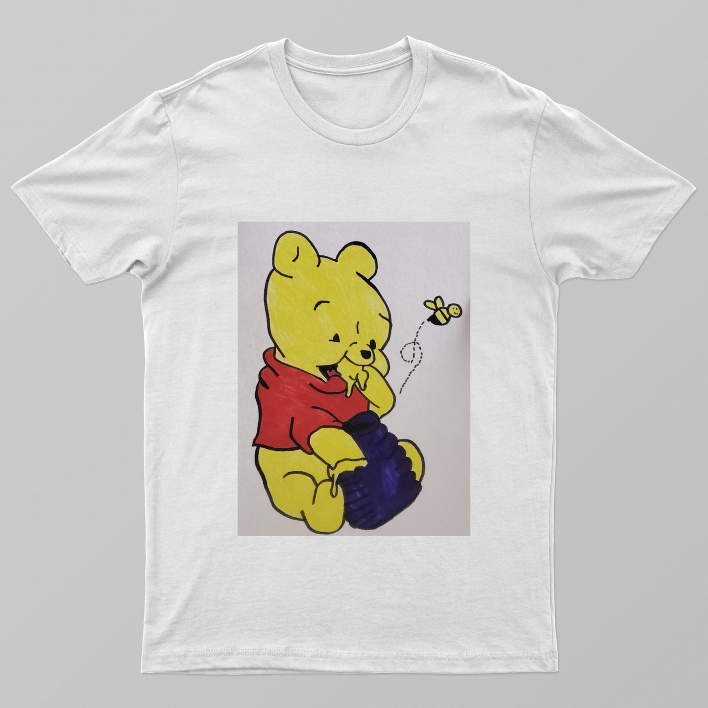 Winnie The Pooh Bear Unisex T-shirt by Tanisha Sinha