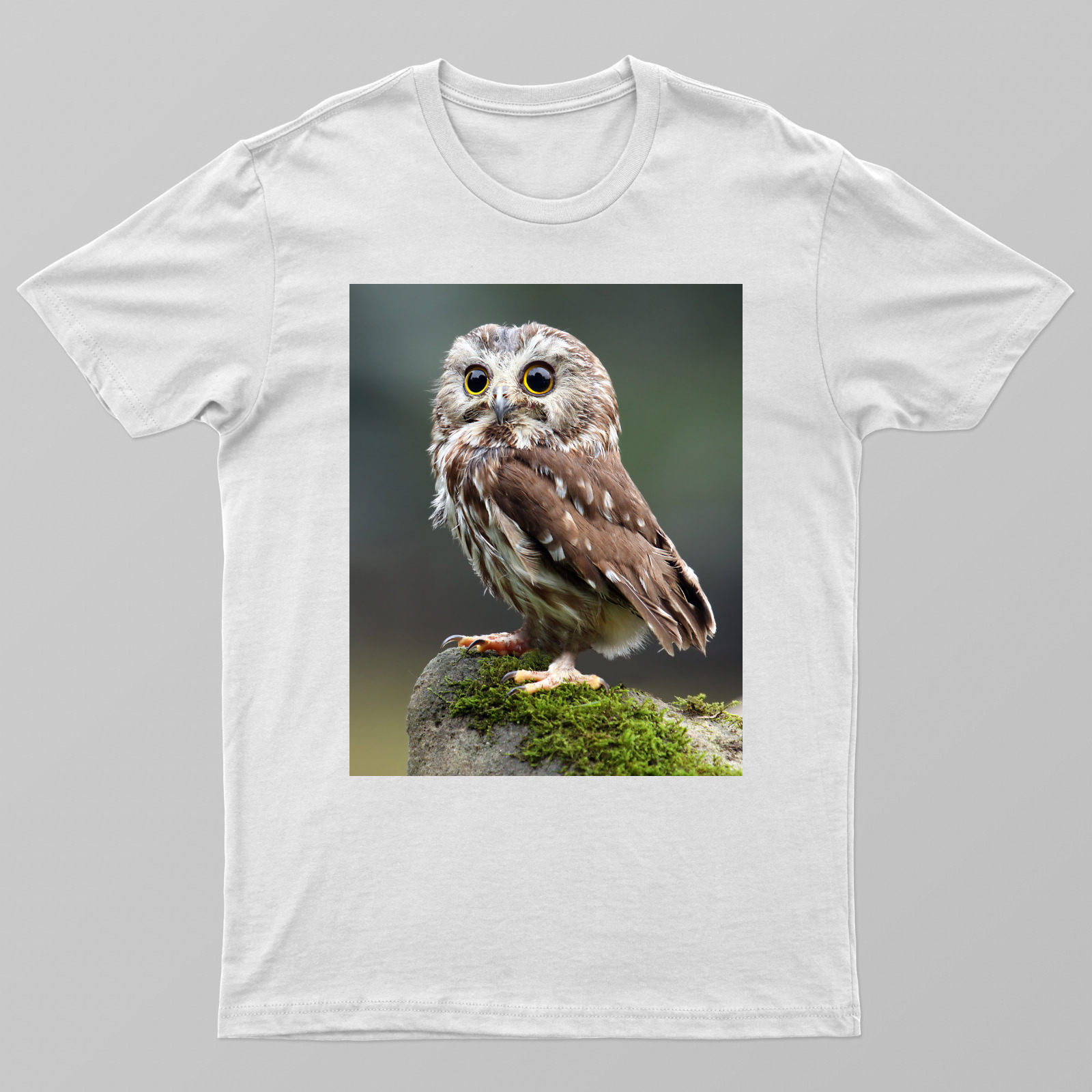 Mystic Owl Minimal T-Shirt Unisex T-shirt by vk sowjanya