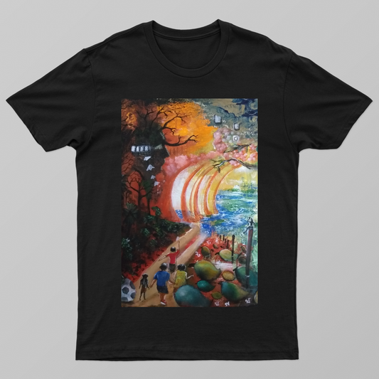 Childhood dreams Unisex T-shirt by Mainak Chakrabortty 