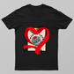 Twisted love couple theme Unisex T-shirt by Dinesha