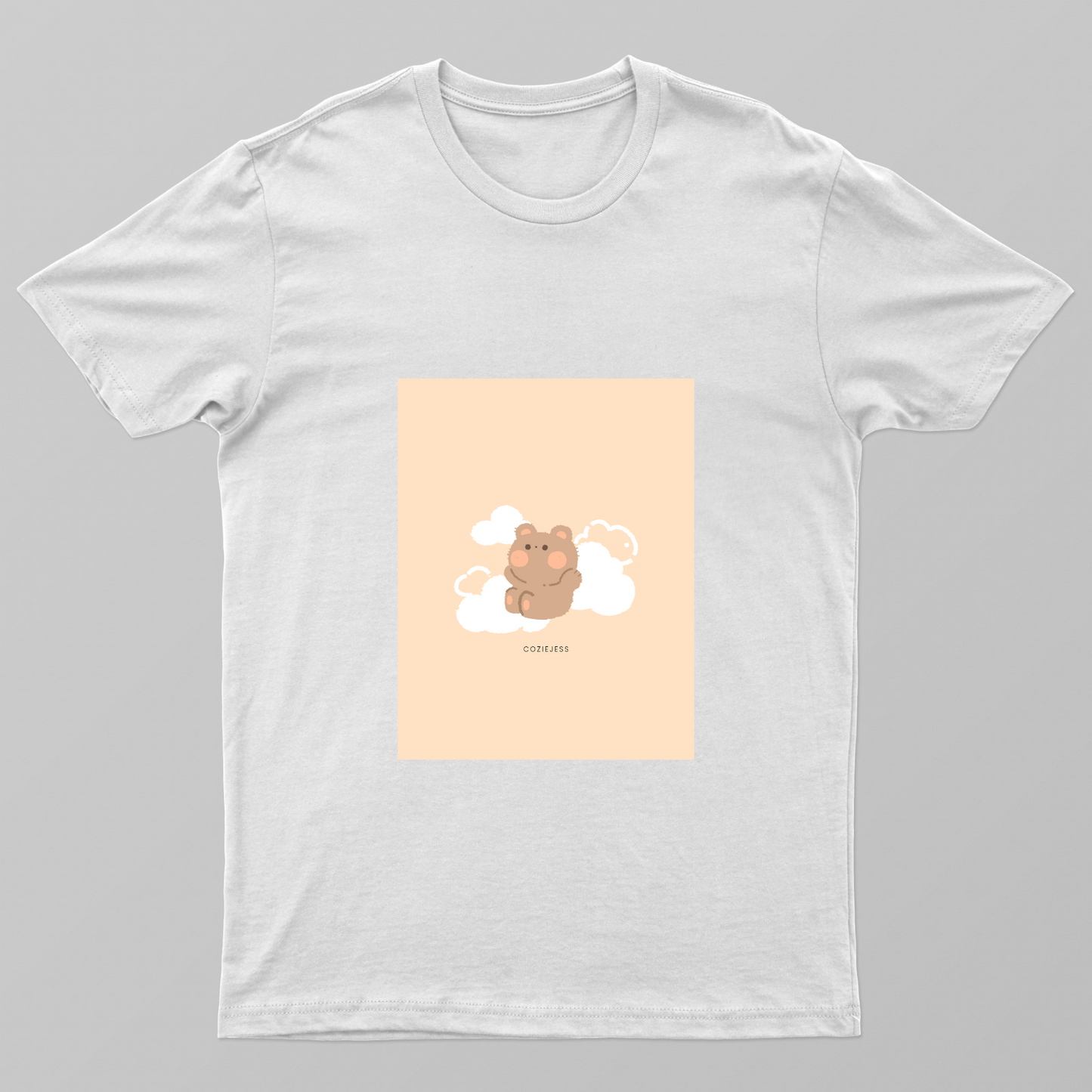 Cute teddy cloud tshirt unisex Unisex T-shirt by Jeselle D'Rozario