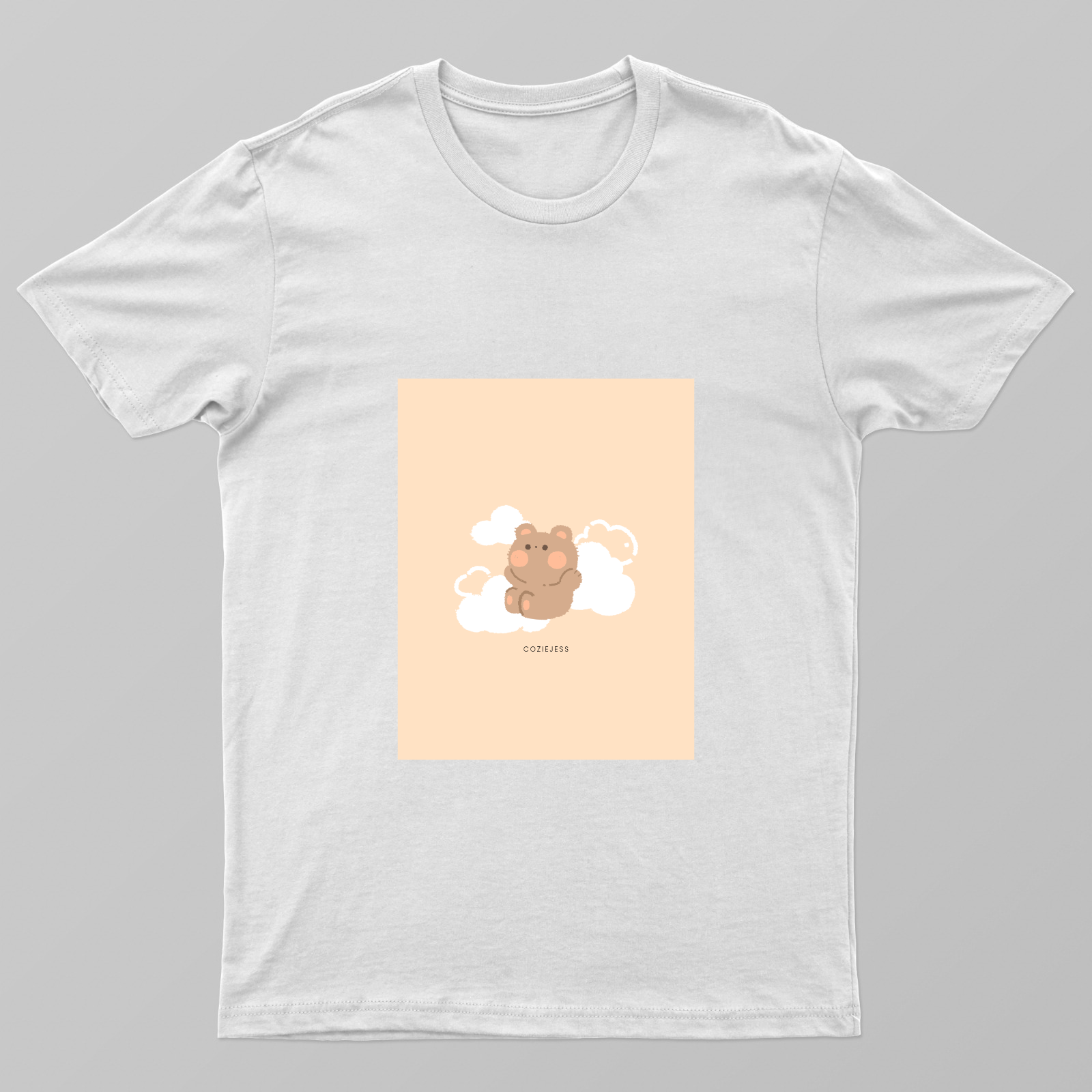 Cute teddy cloud tshirt unisex Unisex T-shirt by Jeselle D'Rozario