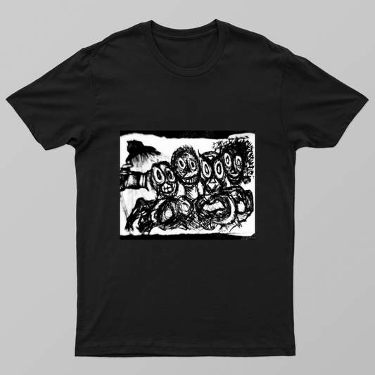 Scary Crows 1 Unisex T-shirt by Vivan Joseph