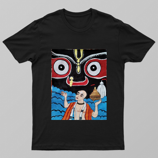 Jai Jagannath Rath Yatra Special Printed Unisex T-shirt by Tanisha Sinha
