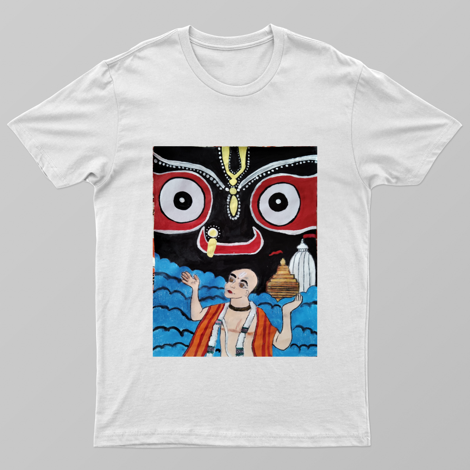Jai Jagannath Rath Yatra Special Printed Unisex T-shirt by Tanisha Sinha