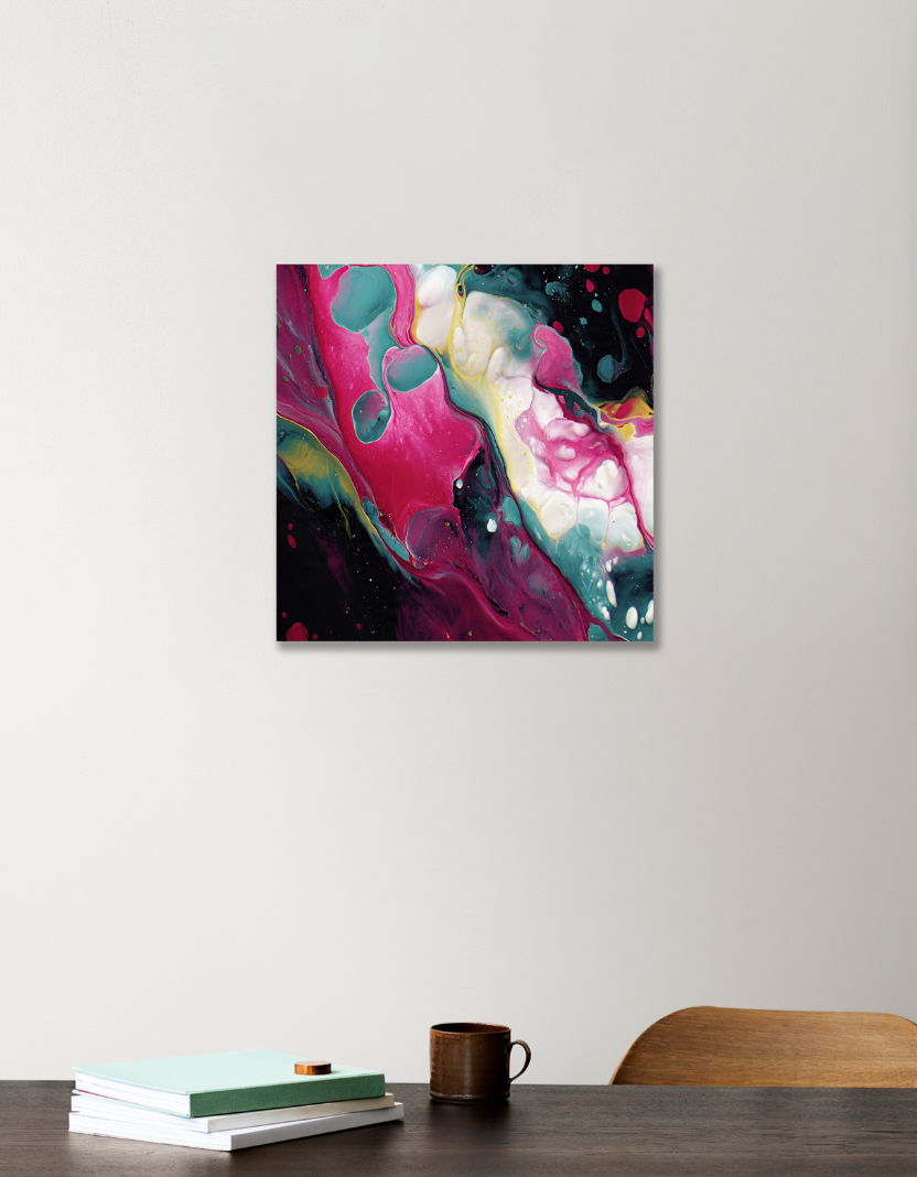 Abstract 12"x12" Acrylic Square Poster by Rabindu Das