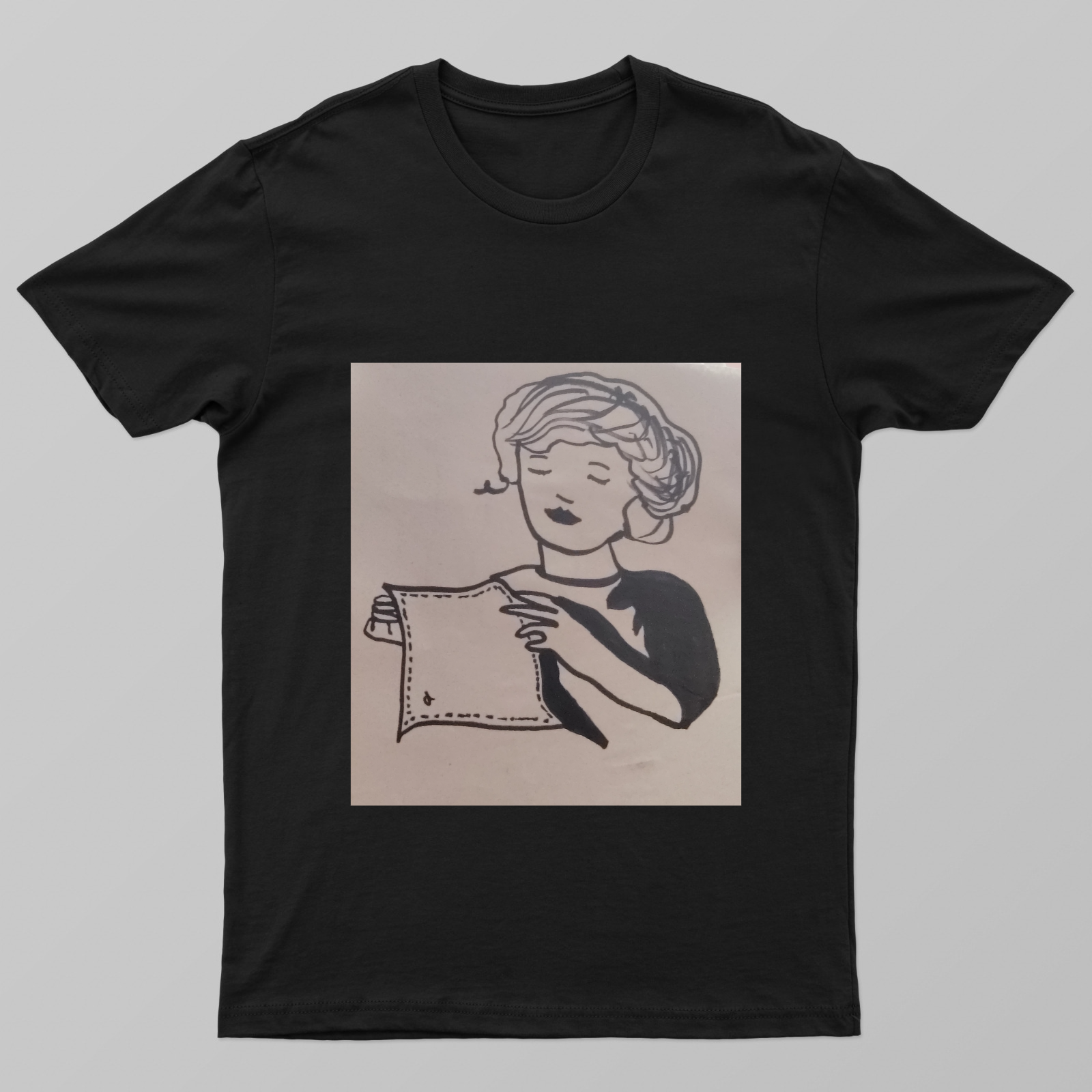 Caricature Character Printed Unisex T-shirt by Tanisha Sinha