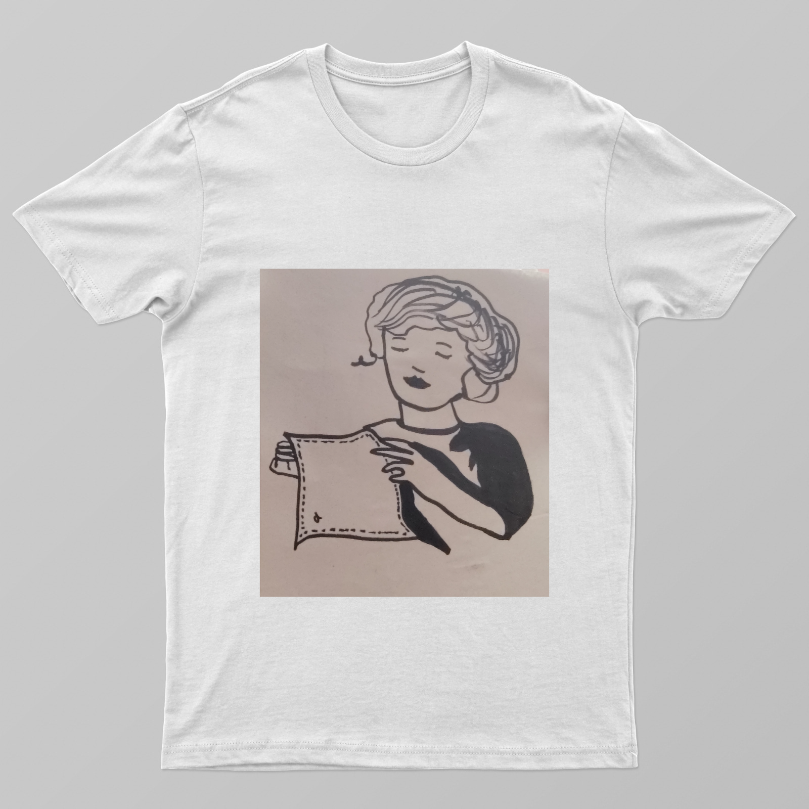 Caricature Character Printed Unisex T-shirt by Tanisha Sinha