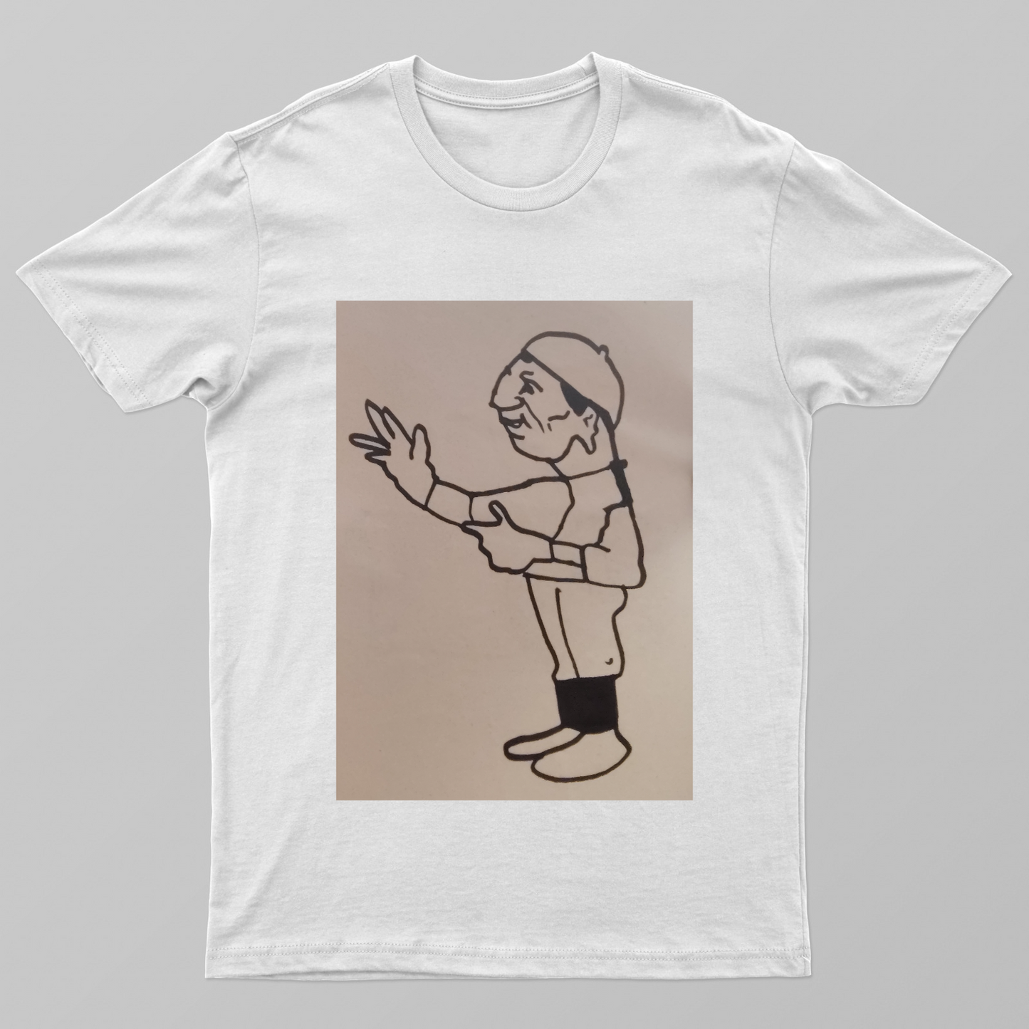 Caricature Character Unisex T-shirt by Tanisha Sinha
