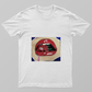 Juicy Lips Printed Unisex T-shirt by Tanisha Sinha