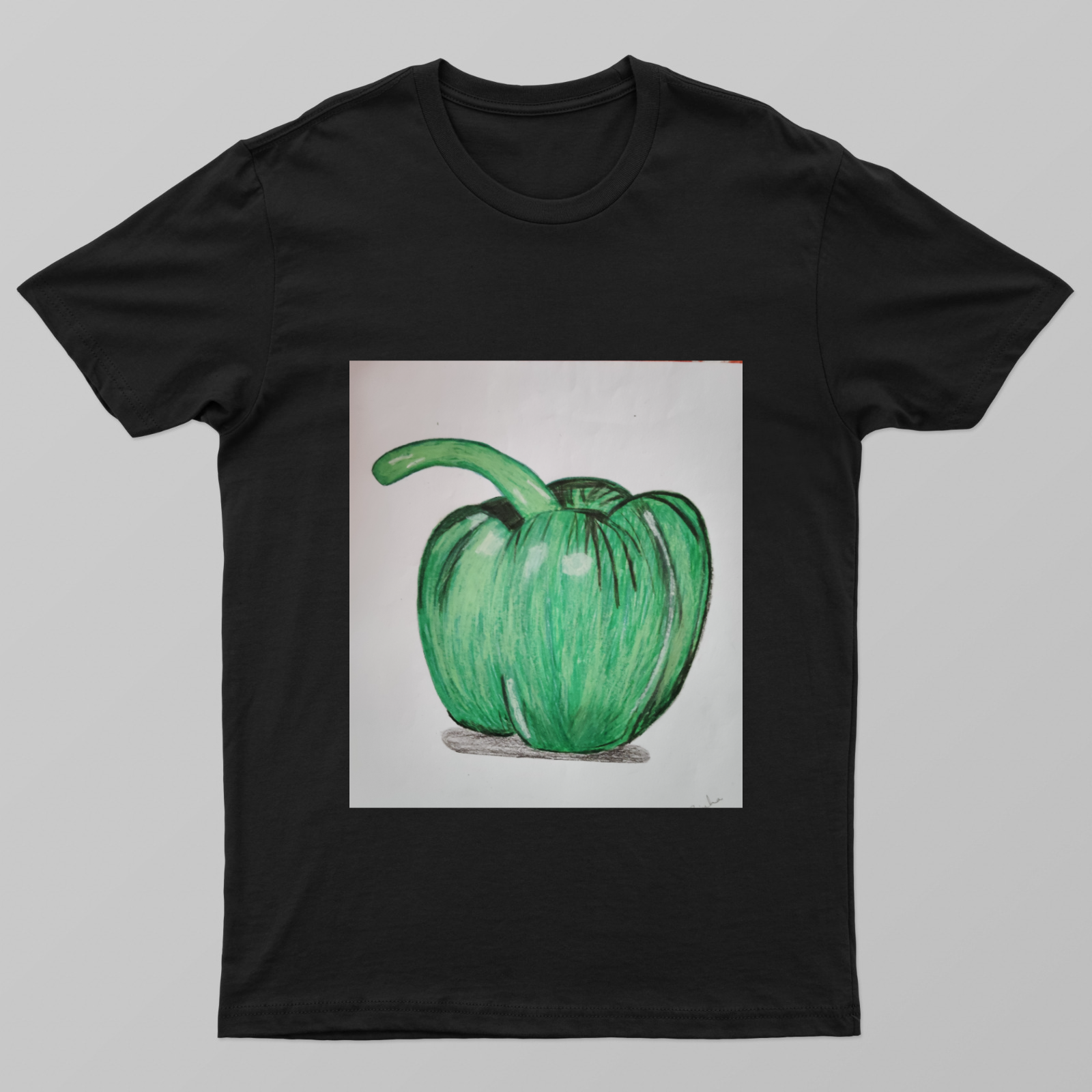 Summer Special Capsicum Printed Unisex T-shirt by Tanisha Sinha