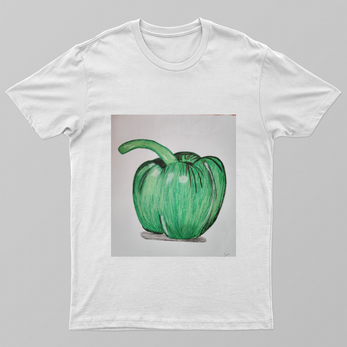 Summer Special Capsicum Printed Unisex T-shirt by Tanisha Sinha