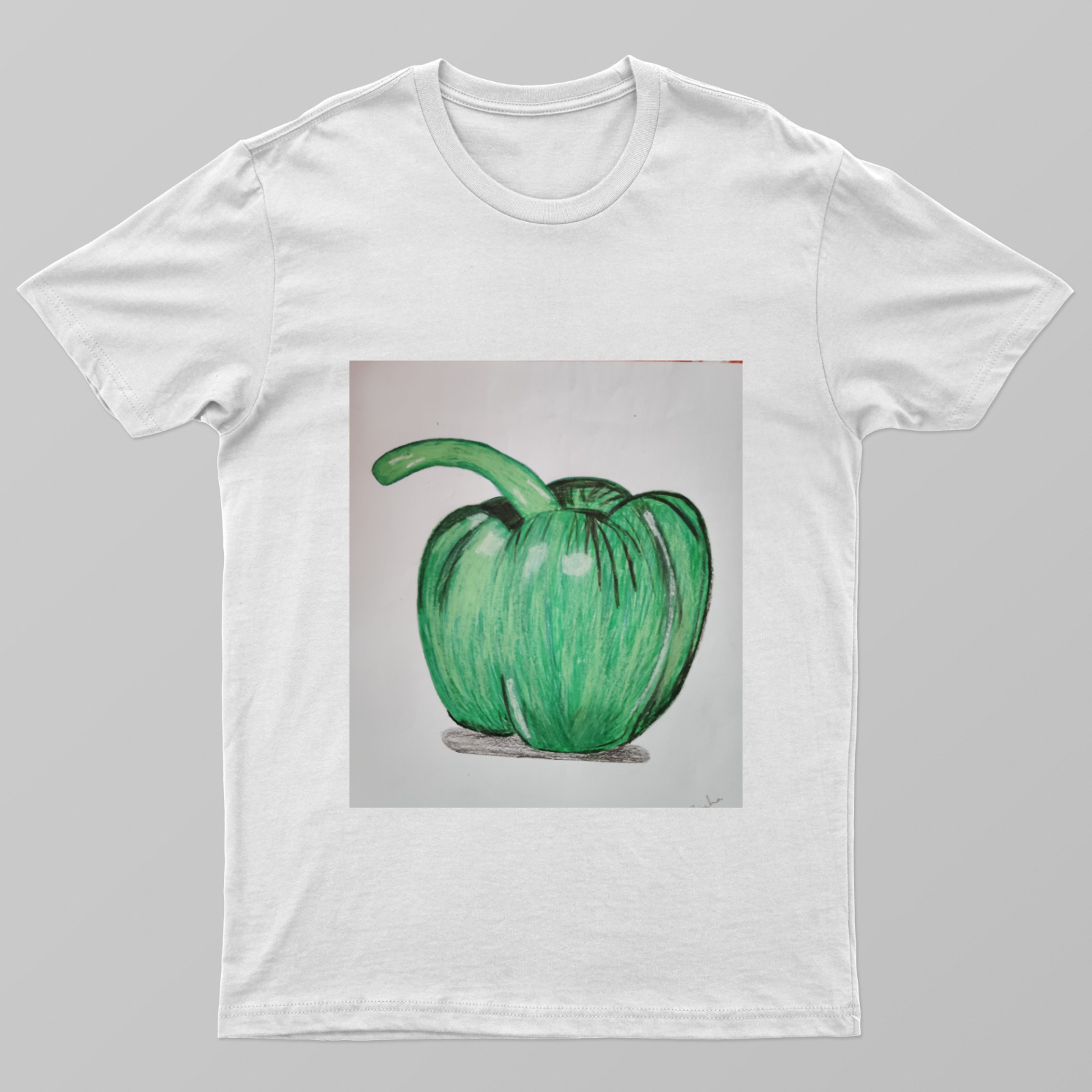 Summer Special Capsicum Printed Unisex T-shirt by Tanisha Sinha