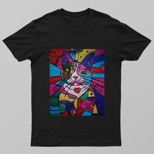 Abstract Art of Car Printed Unisex T-shirt by Tanisha Sinha