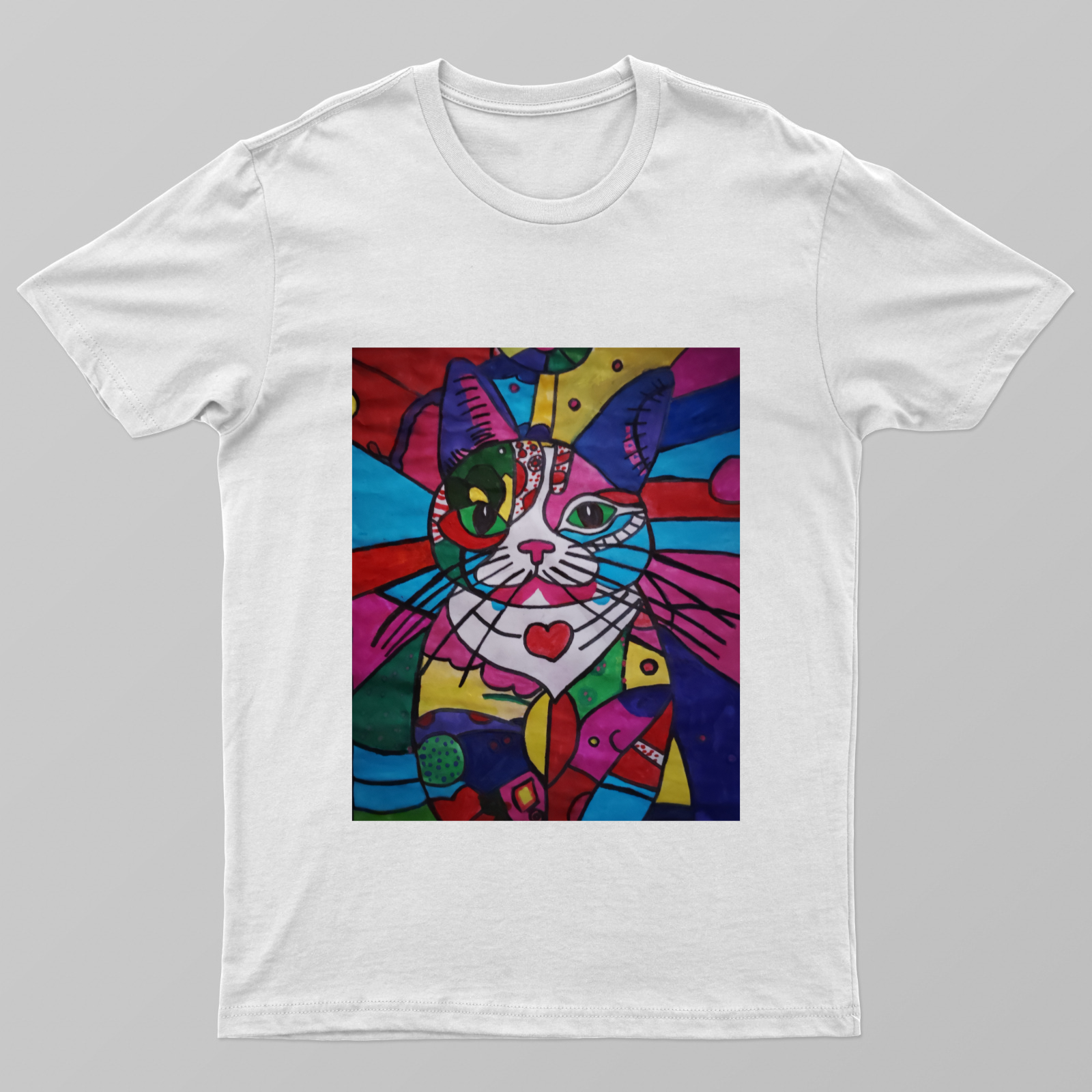 Abstract Art of Car Printed Unisex T-shirt by Tanisha Sinha