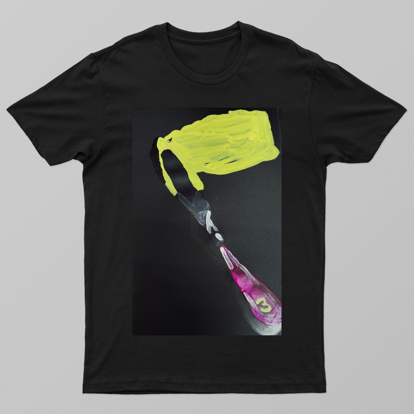 Paint Knife Printed Unisex T-shirt by Tanisha Sinha