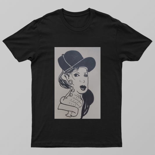 Caricature Character Printed Unisex T-shirt by Tanisha Sinha