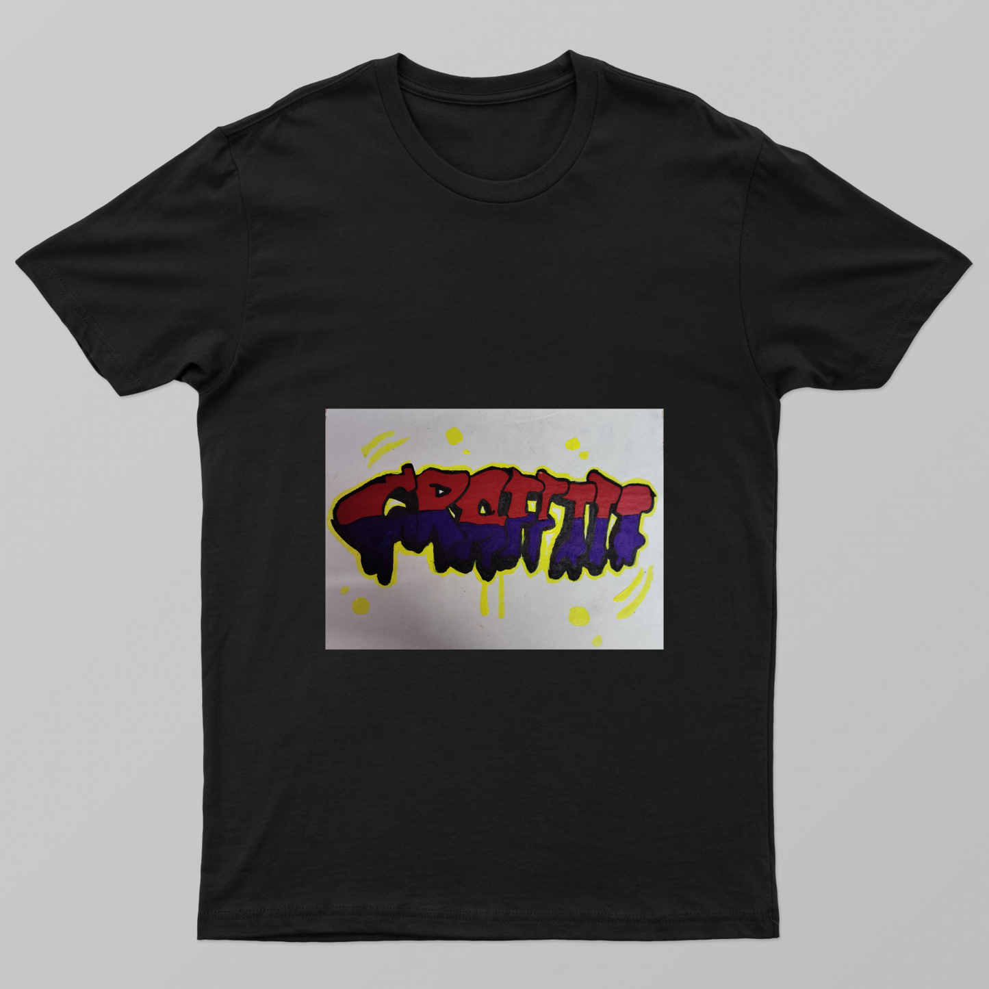 Graffiti Printed Unisex T-shirt by Tanisha Sinha