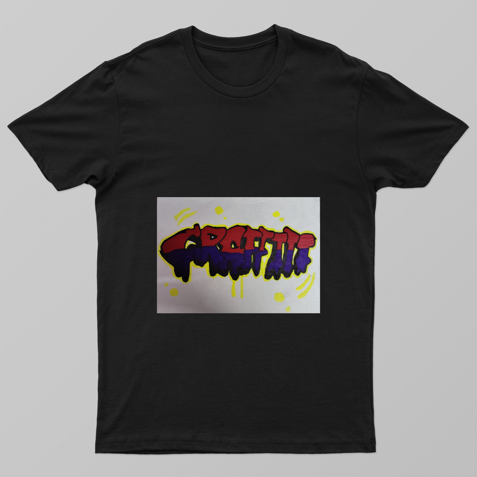 Graffiti Printed Unisex T-shirt by Tanisha Sinha