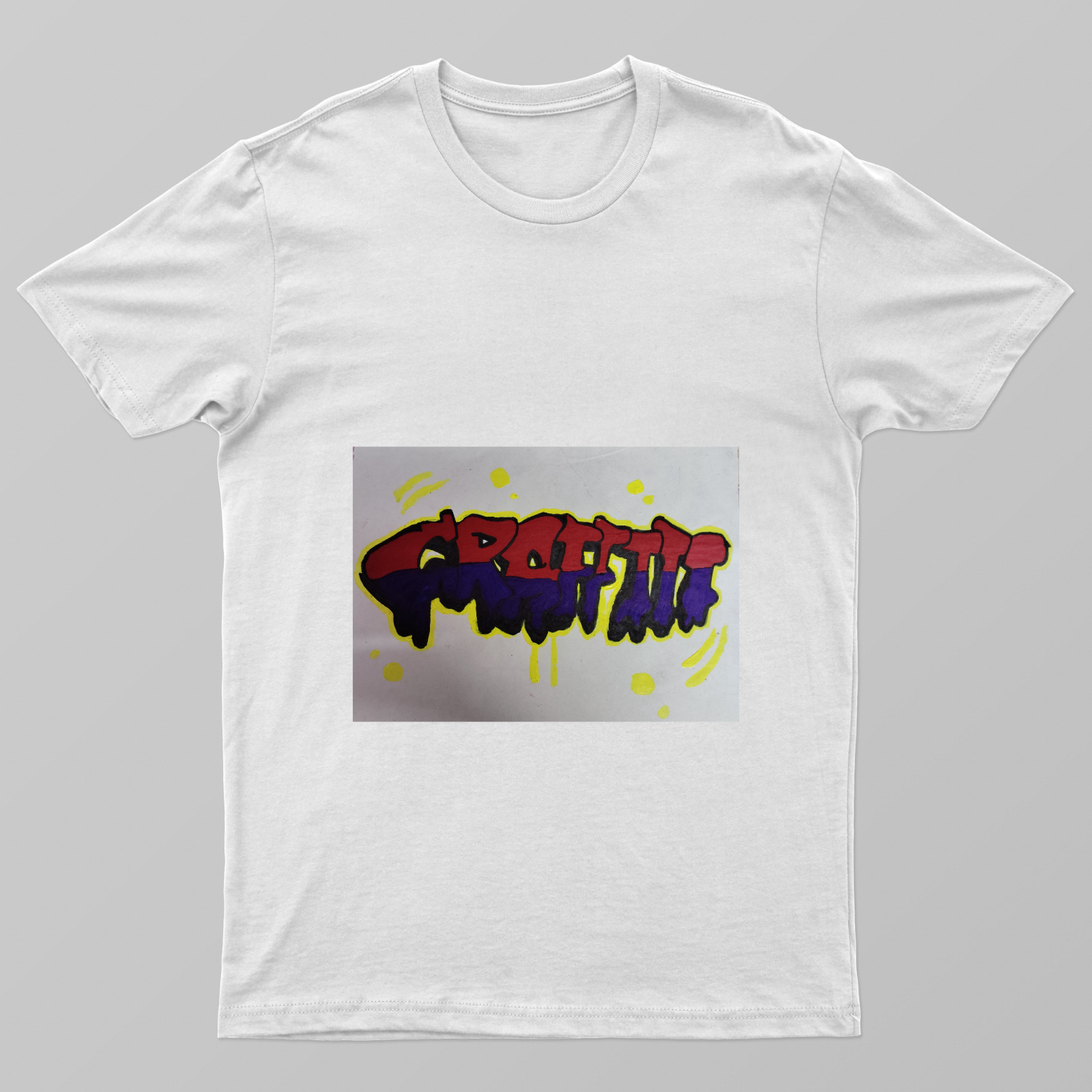 Graffiti Printed Unisex T-shirt by Tanisha Sinha
