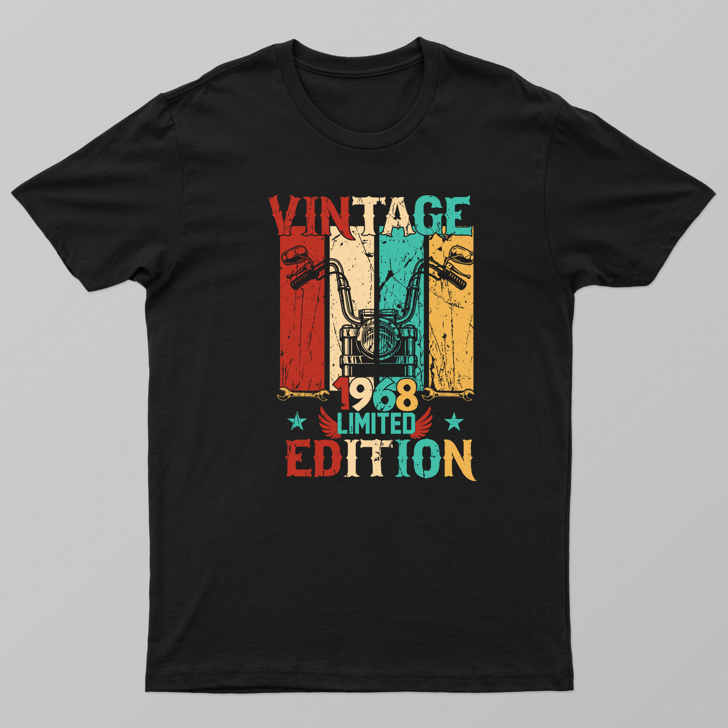 Vintage Bike Limited Edition Unisex T-shirt by vidya patki