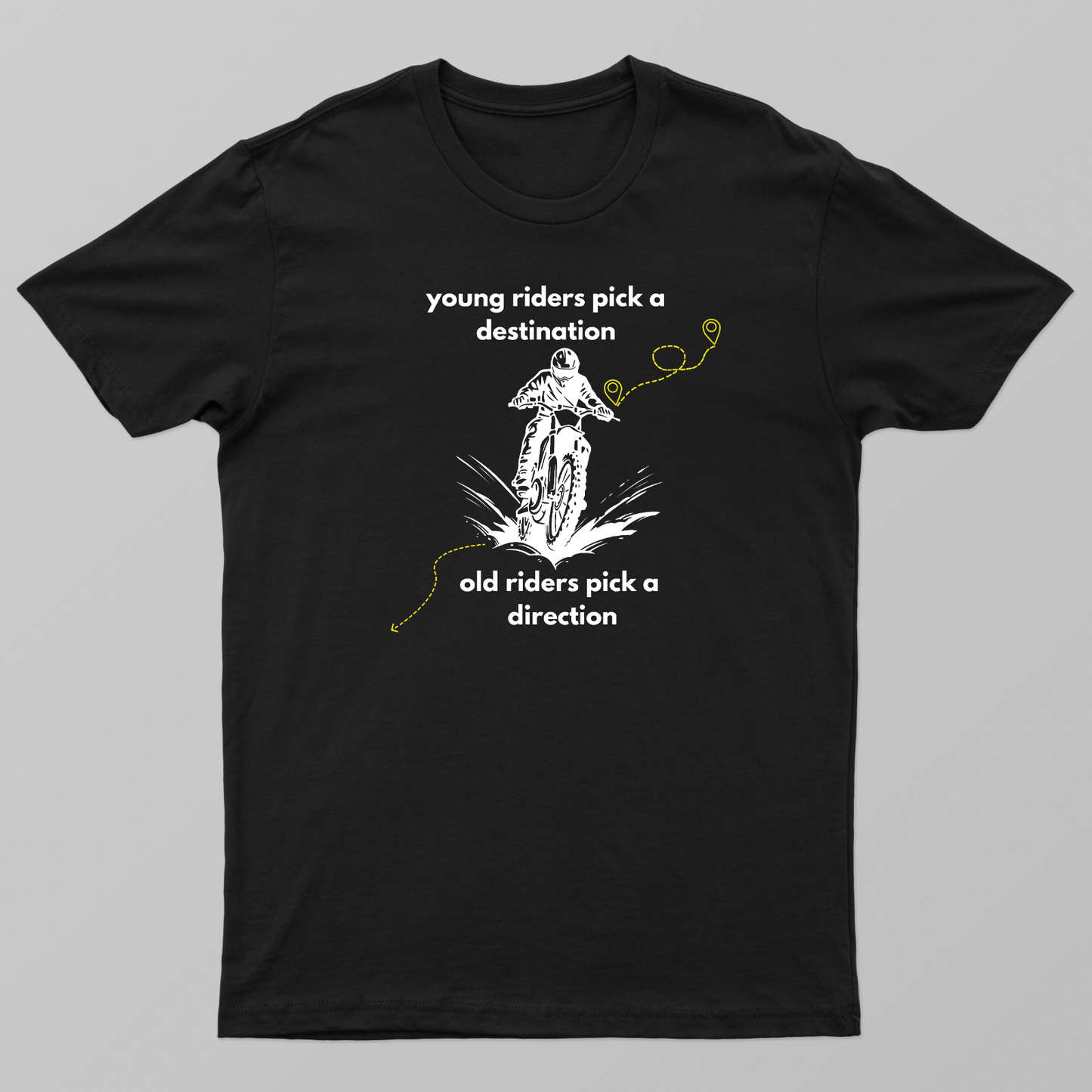 young riders pick a destination Unisex T-shirt by vidya patki