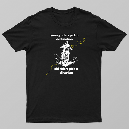young riders pick a destination Unisex T-shirt by vidya patki
