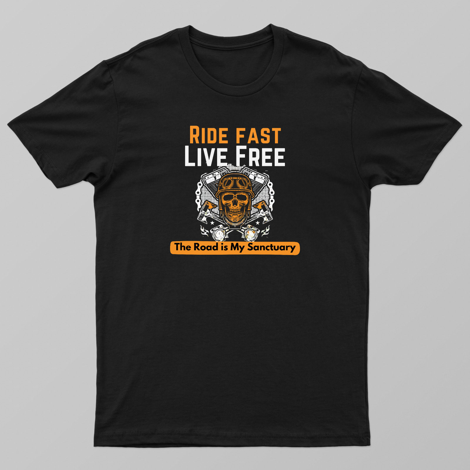 Ride fast Unisex T-shirt by vidya patki