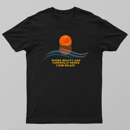 Beauty & farewell Unisex T-shirt by vidya patki