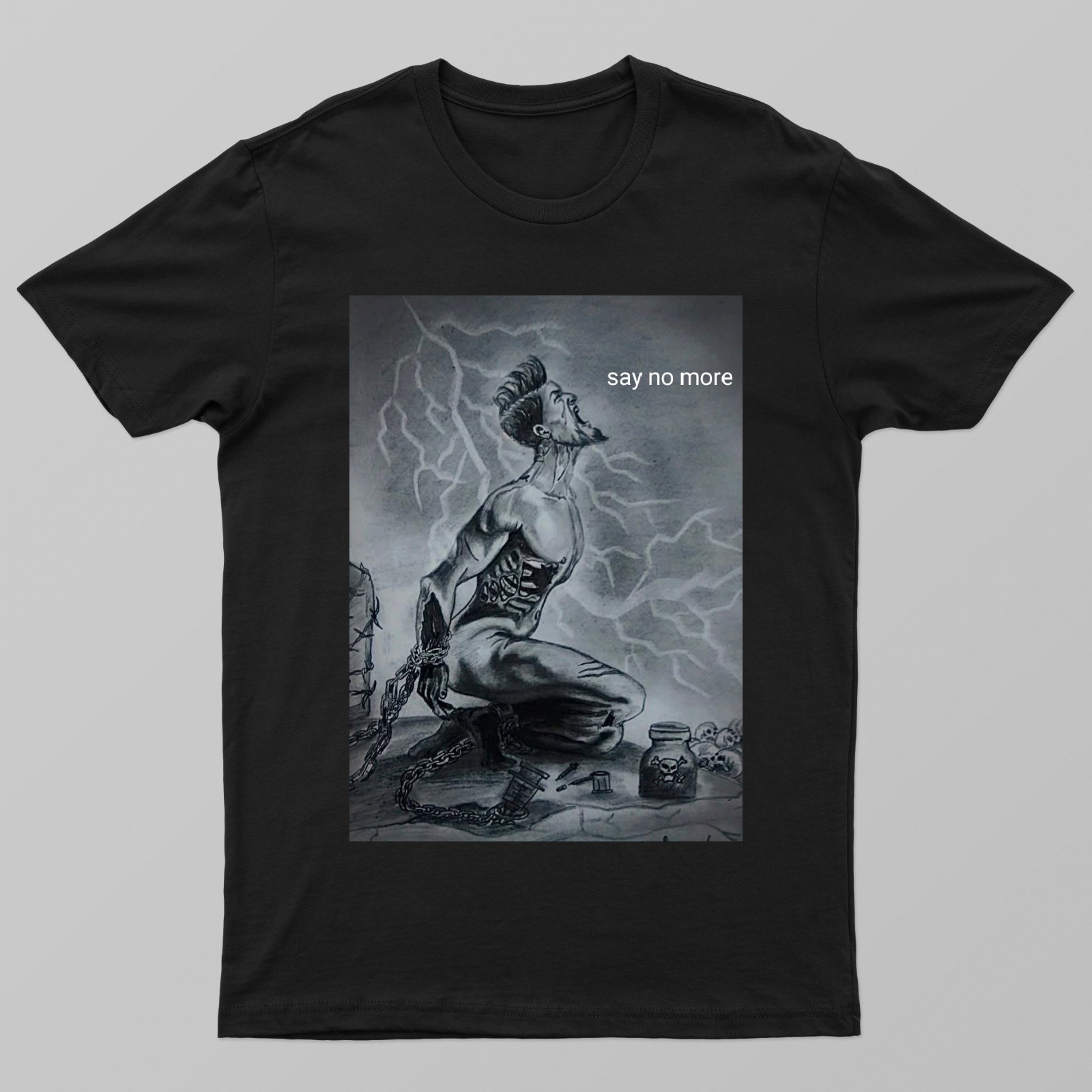 Say no more Unisex T-shirt by David Z.Fanai
