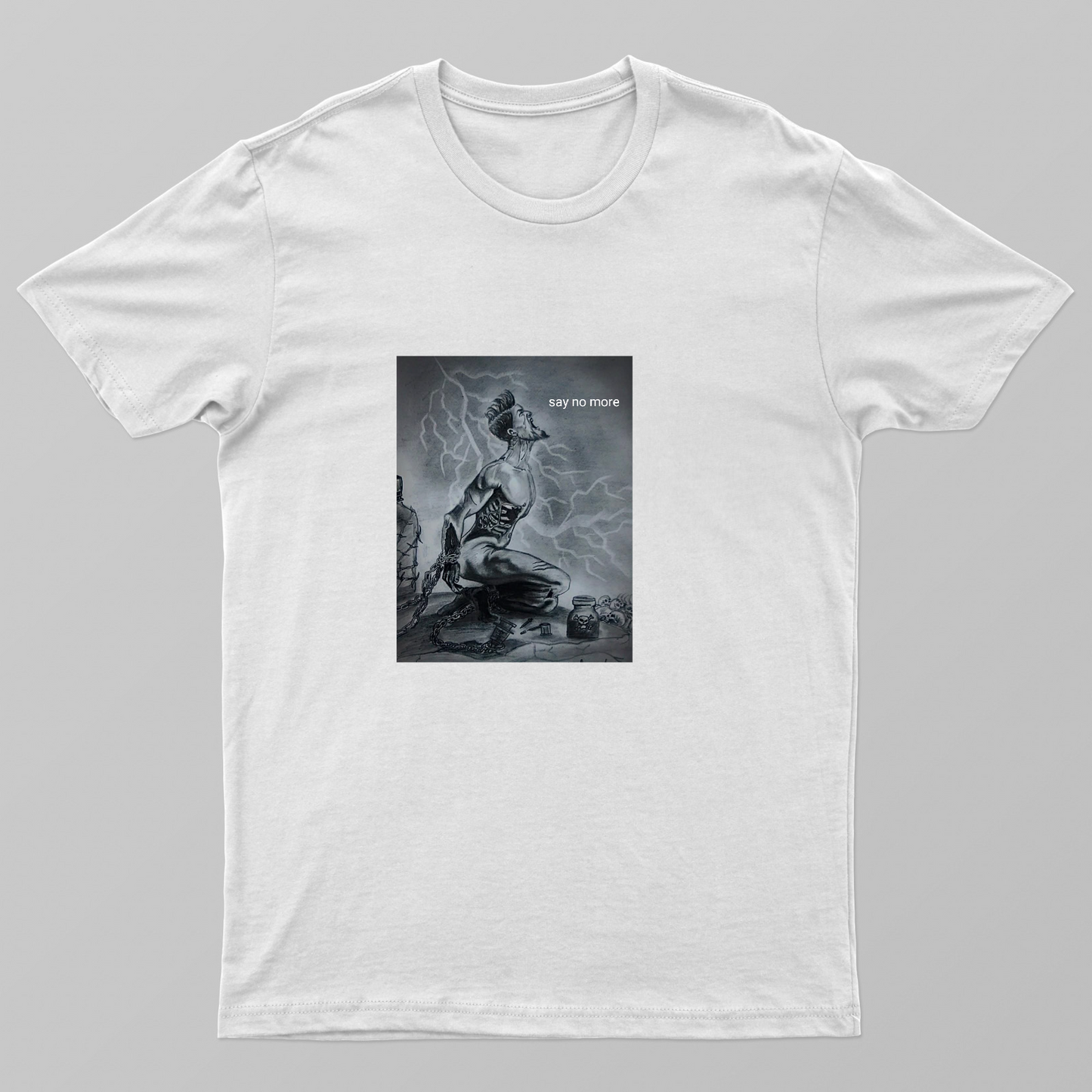 Say no more Unisex T-shirt by David Z.Fanai