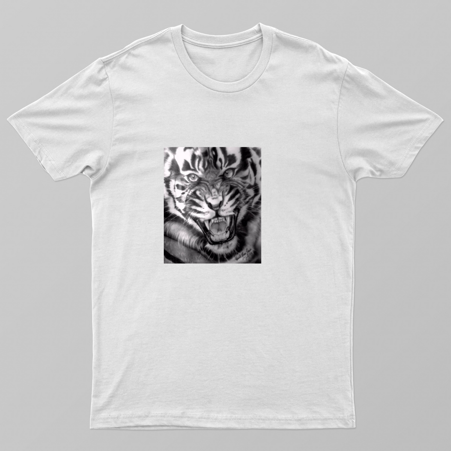 The tiger Unisex T-shirt by David Z.Fanai