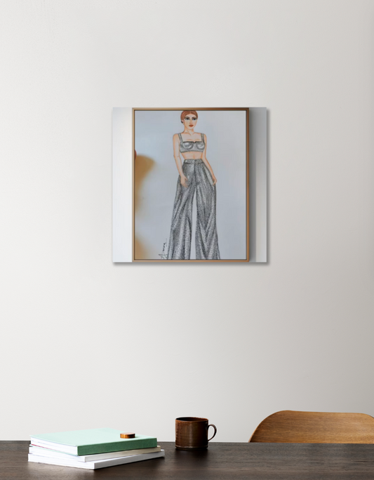 Illustration by Aparna 12"x12" Acrylic Square Poster by APARNA CHAUHAN