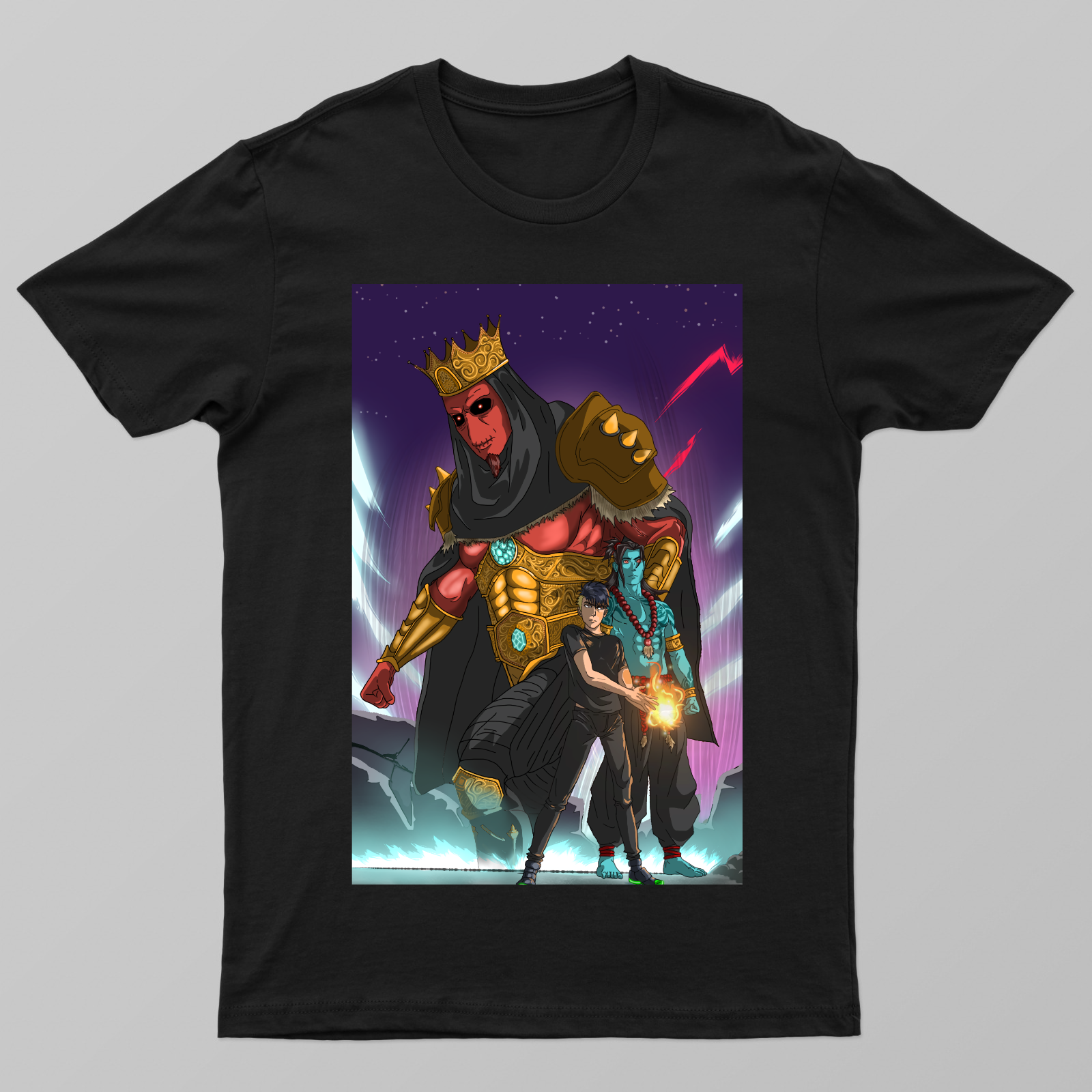 Modern mythic war Unisex T-shirt by Swagat