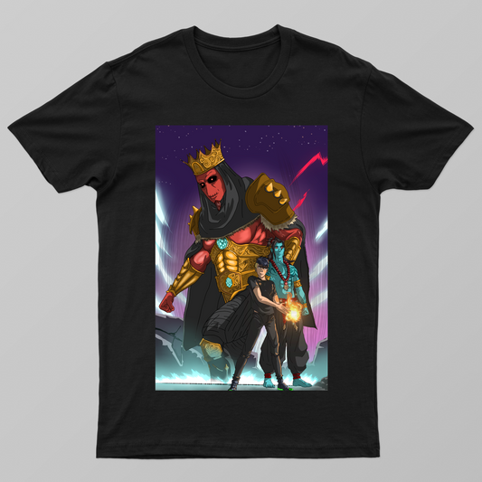 Modern mythic war Unisex T-shirt by Swagat