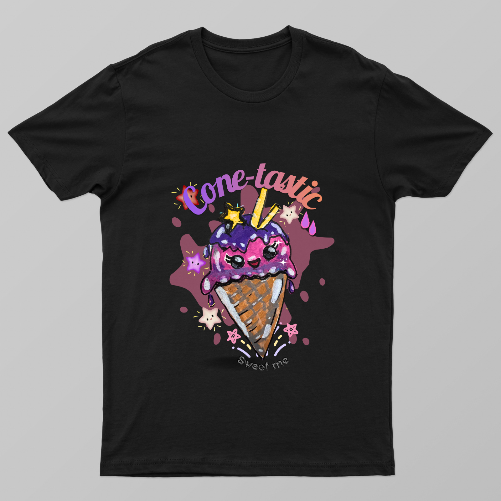 Ice cream design Unisex T-shirt by Dinesha