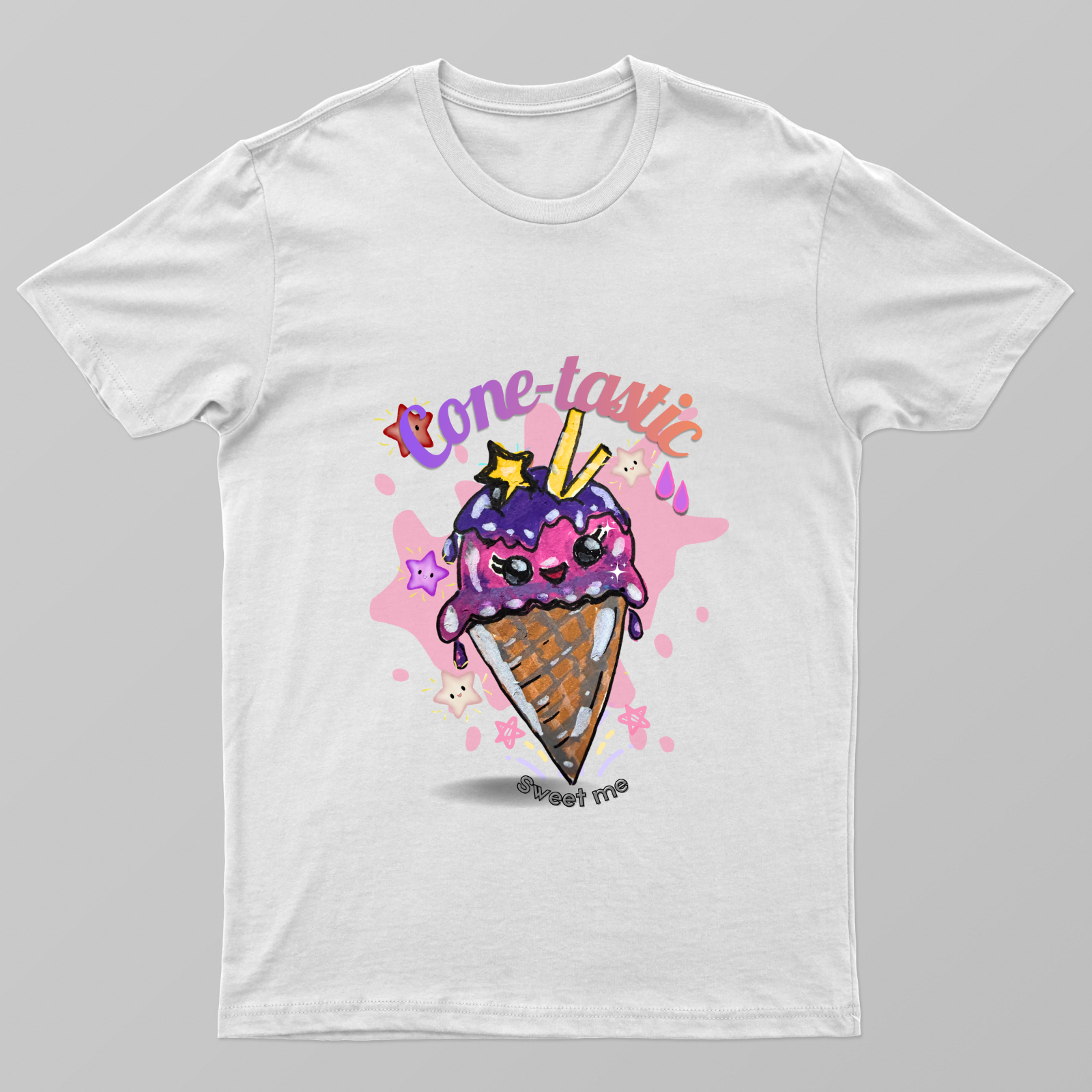 Ice cream design Unisex T-shirt by Dinesha