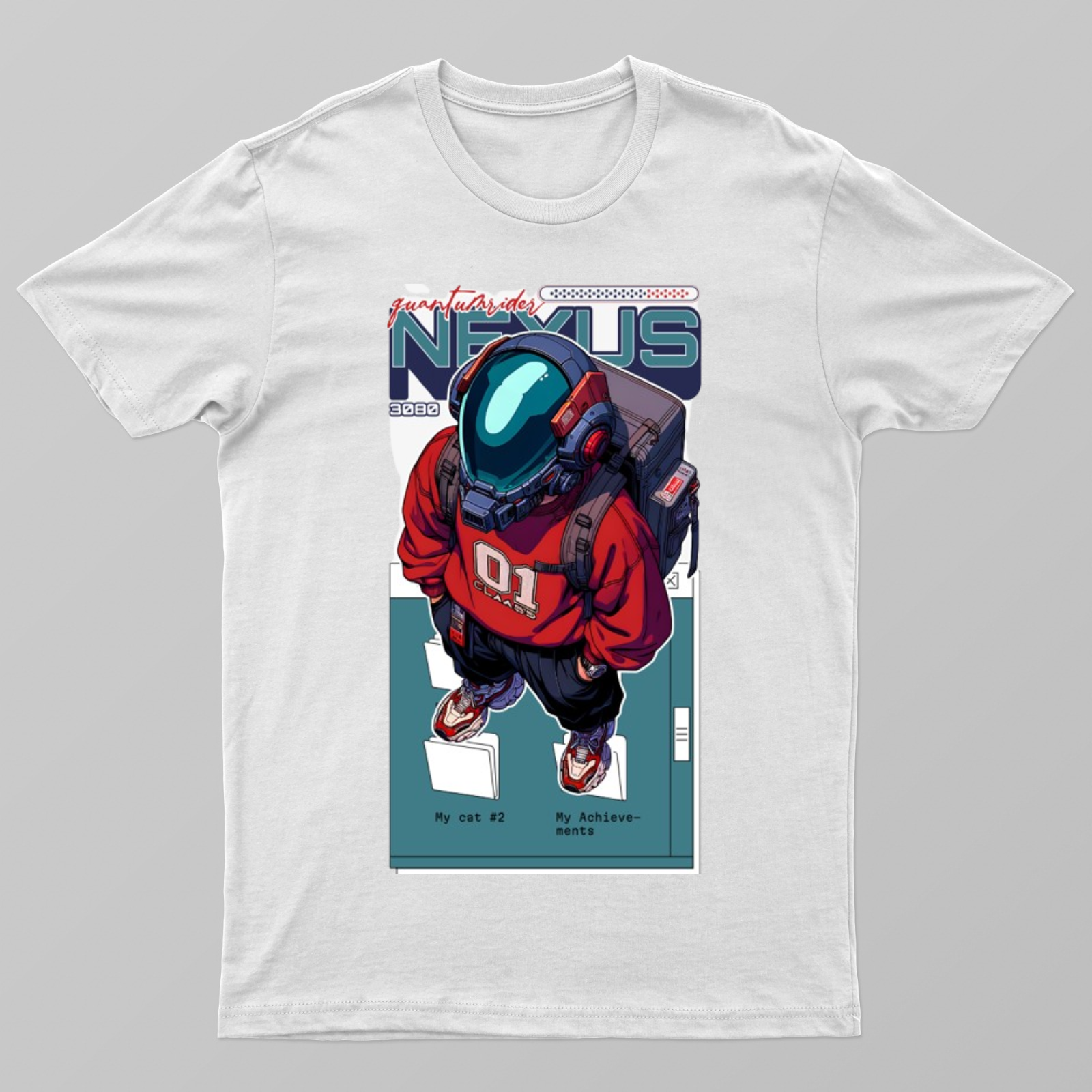 Neon Orbit: Nexus Edition Primium cotton fabric Unisex T-shirt by rvss