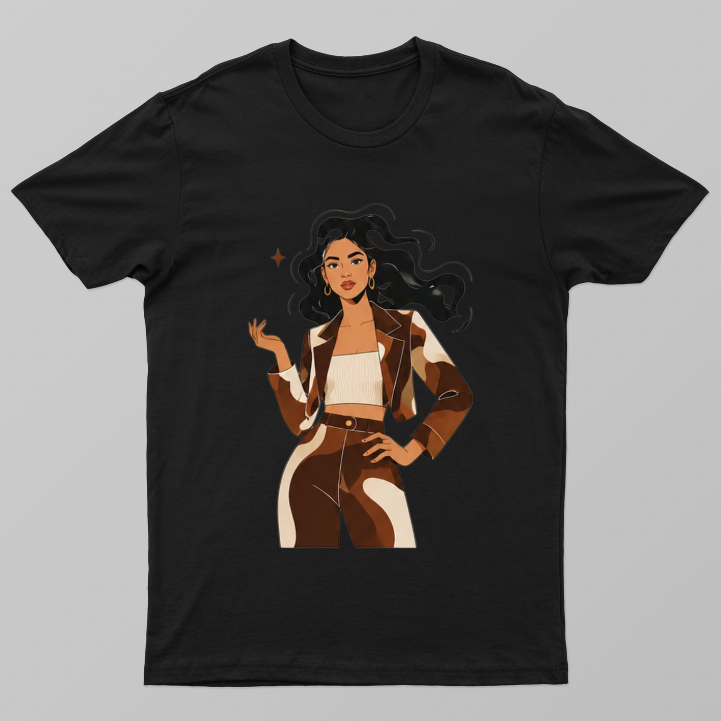Bold Unisex T-shirt by Mahibrata Das