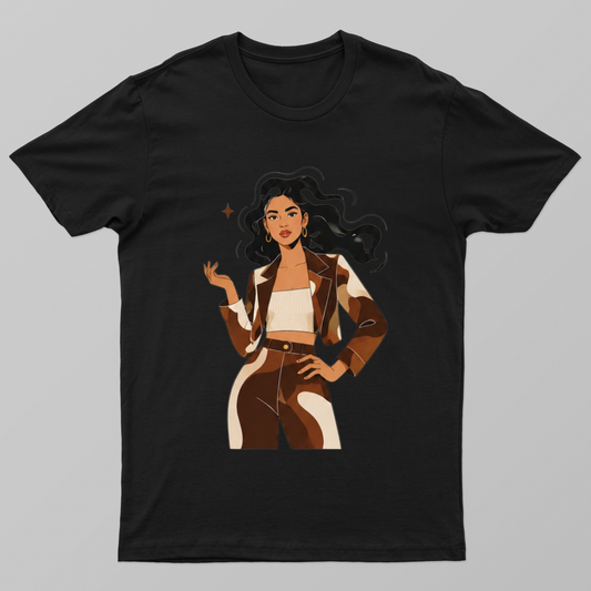 Bold Unisex T-shirt by Mahibrata Das