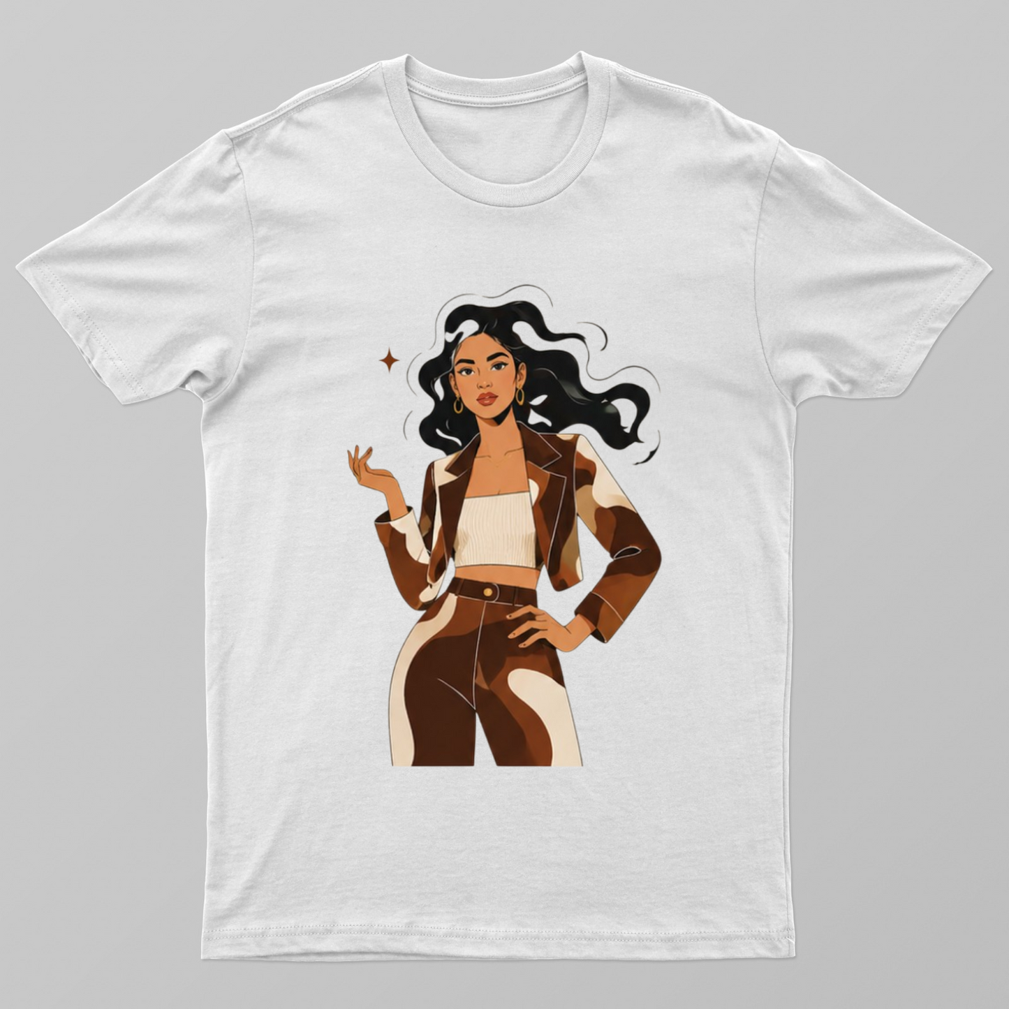 Bold Unisex T-shirt by Mahibrata Das