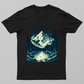 Midnight Glacier Unisex T-shirt by Mahibrata Das