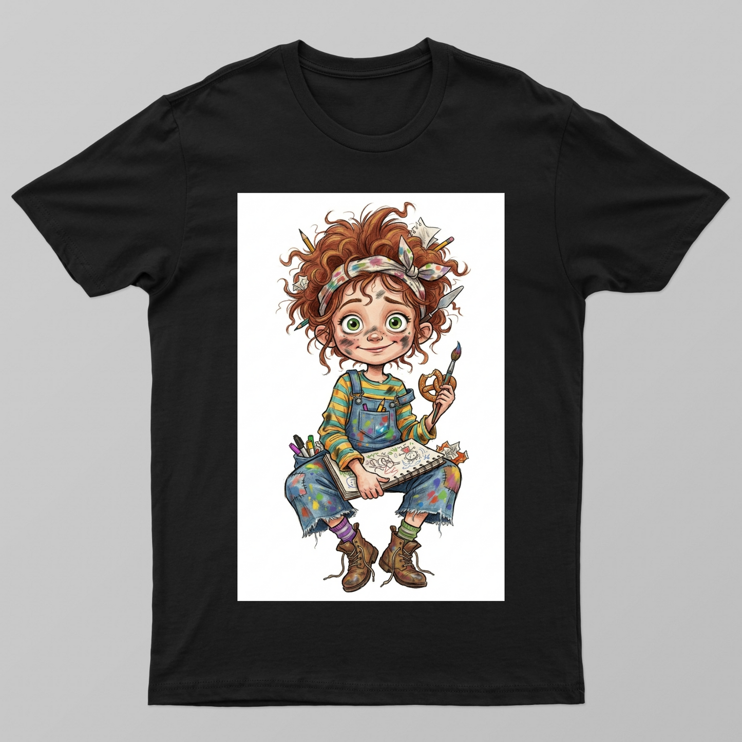 Ms. Messy Unisex T-shirt by Durga Choudhary