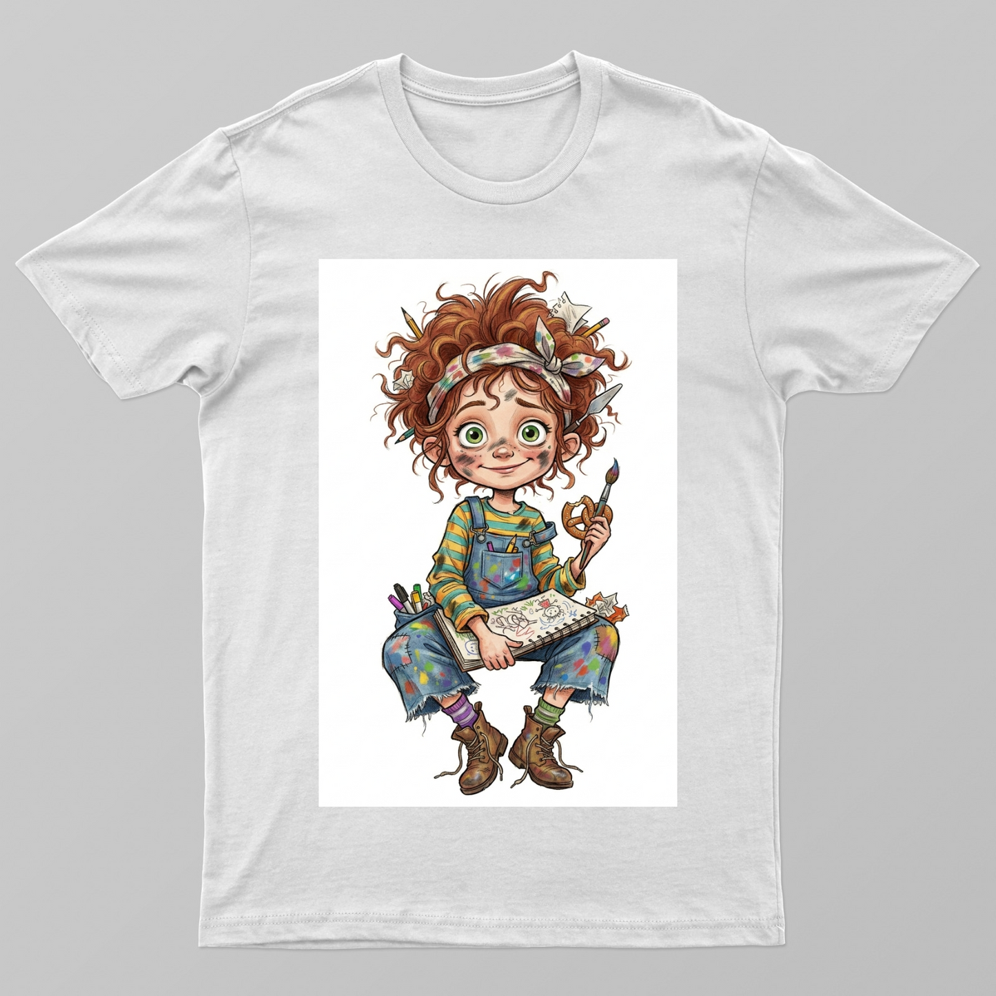 Ms. Messy Unisex T-shirt by Durga Choudhary
