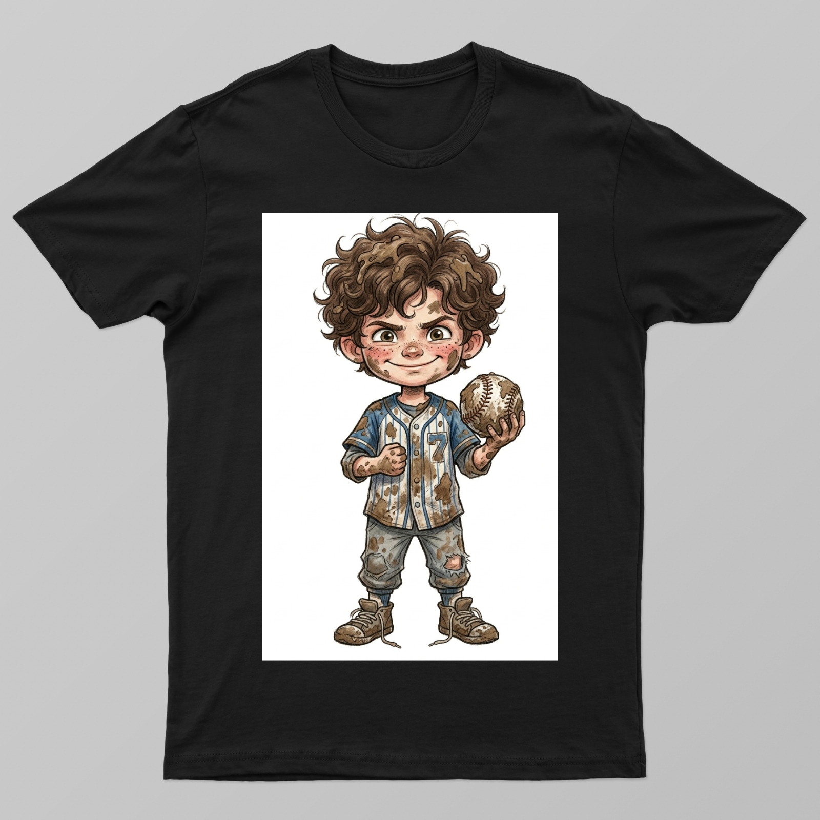 Master Muddy Unisex T-shirt by Durga Choudhary