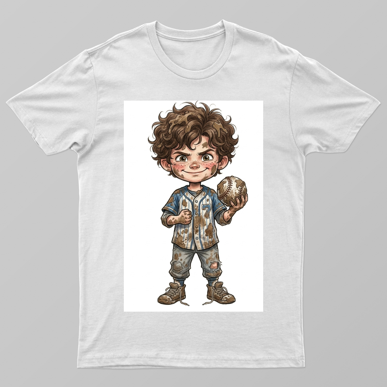 Master Muddy Unisex T-shirt by Durga Choudhary
