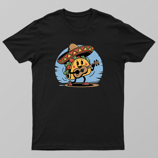 The Musical Taco: Let’s Guac and Roll! Unisex T-shirt by vidya patki