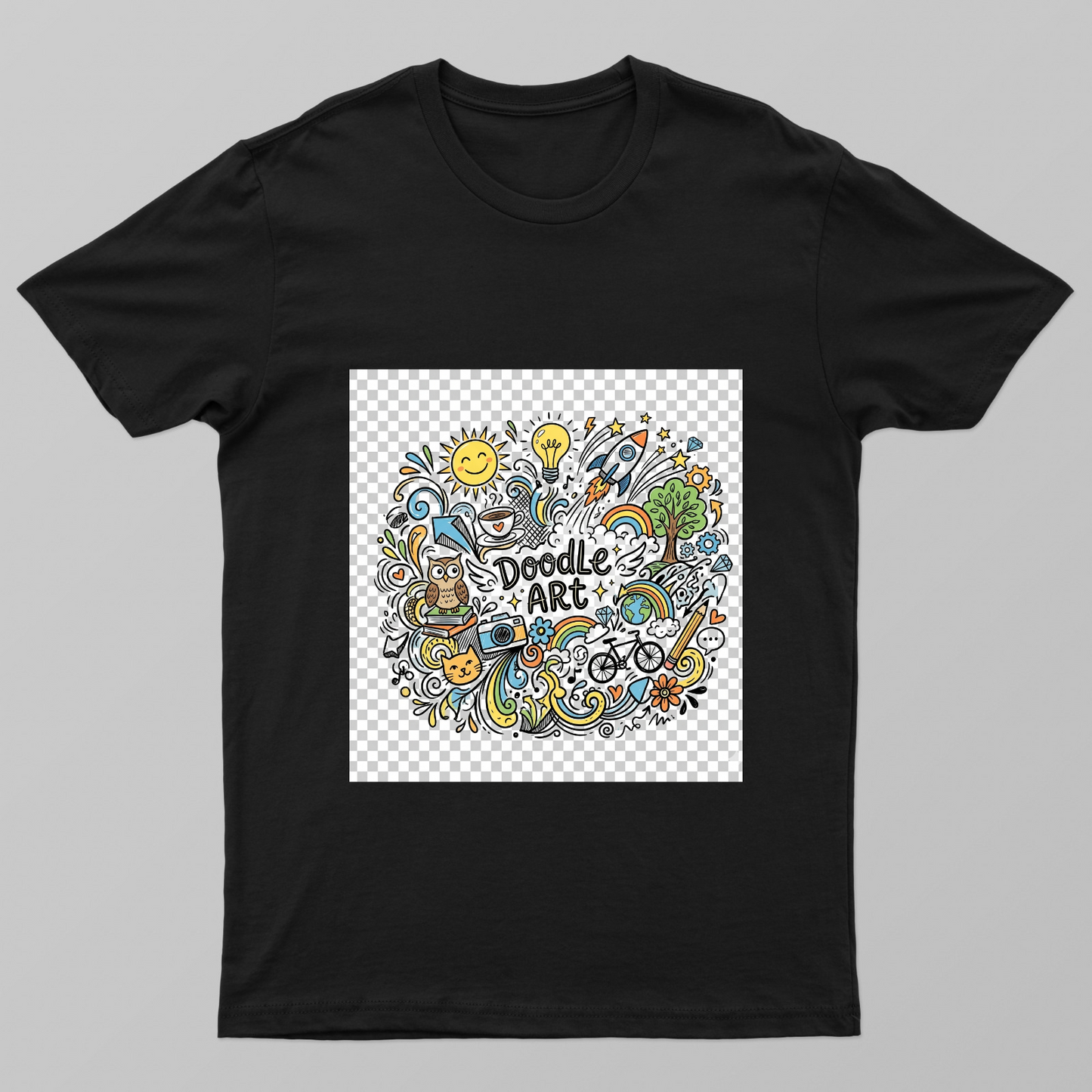 Doodle star Unisex T-shirt by Durga Choudhary