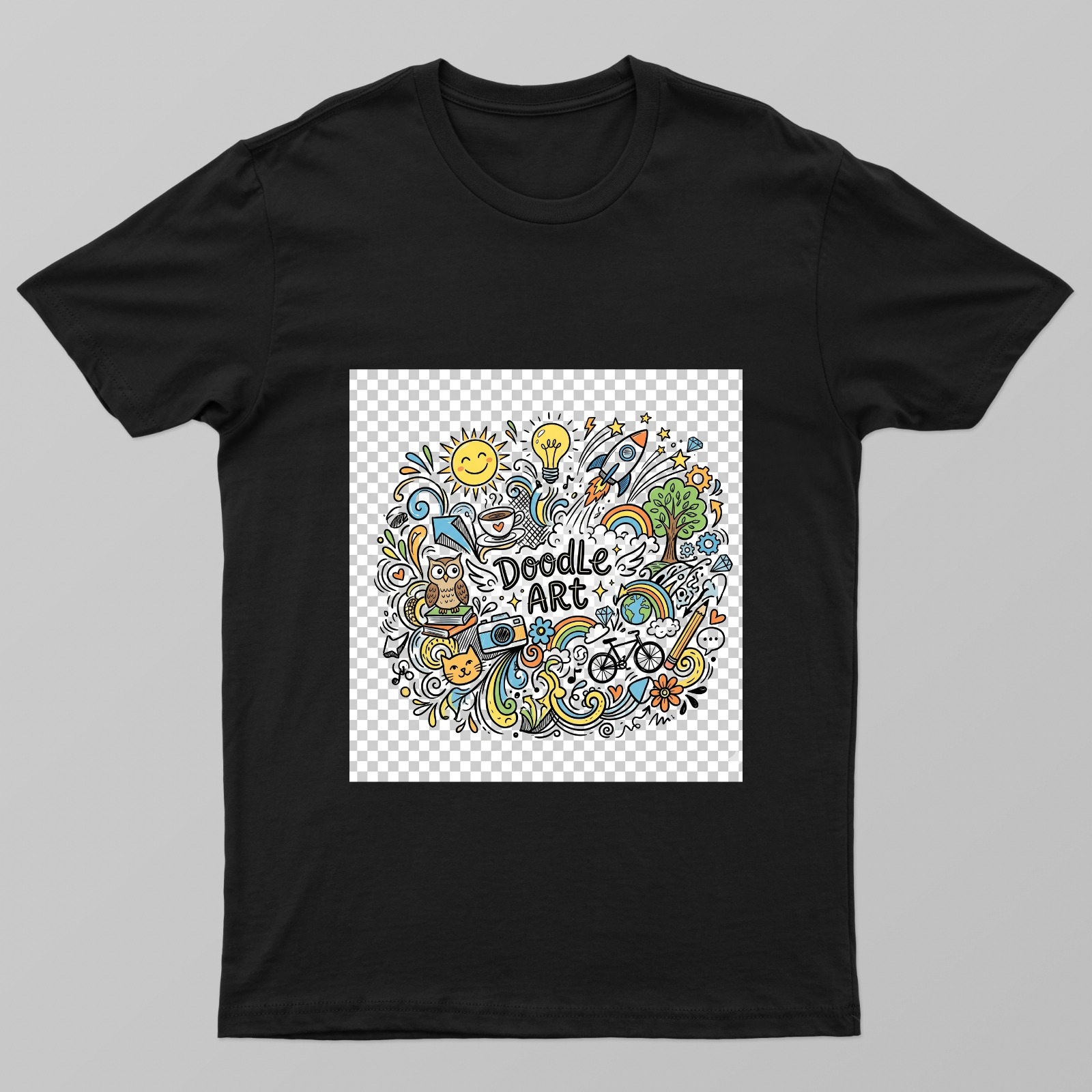Doodle star Unisex T-shirt by Durga Choudhary